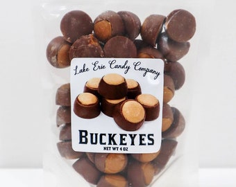 Mini Buckeyes Bites – Buckeye Bites, Erdnussbutter und Schokoladen-Leckereien