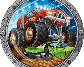 Placas de fiesta de Monster Truck / Monster Truck placas grandes