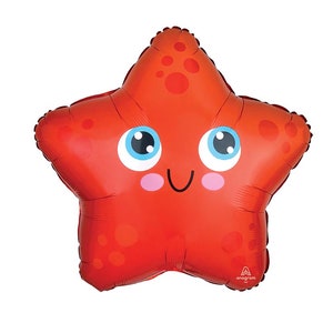 Starfish Balloon- Under the Sea Balloon, Mermaid Party, Party Decoration