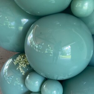 Boho Green Balloons- Botanical Green Balloon, Sage Green Balloons, Green Balloons