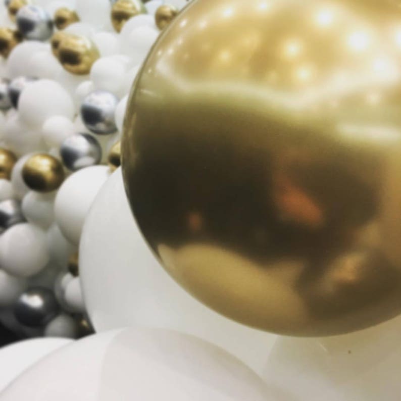 Palloncini Rosa Metallizzati 100pz - 5 Pollici, Lattice Cromato Per Feste E Eventi - Foto 2