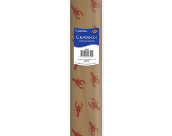 Crawfish Boil Kraft Table Roll/Crawfish Kraft Table Roll 24 inches by 50 Feet