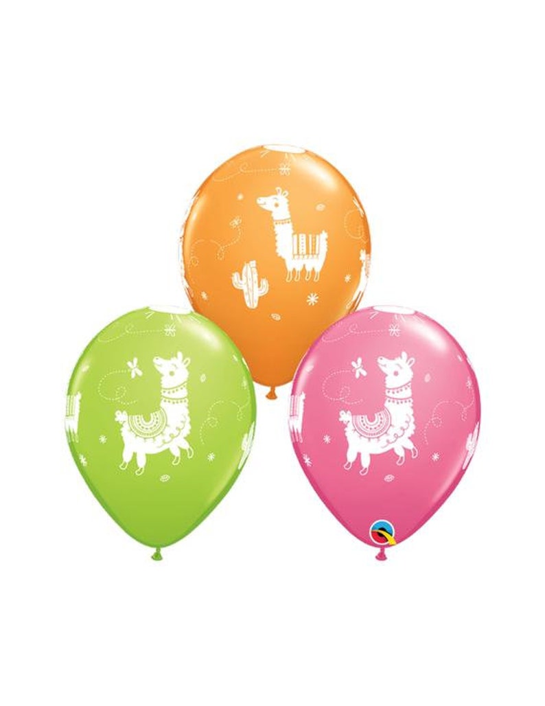 Llama Party Balloons Llama Party Balloon Llama Balloon Llama Fun Party Balloon