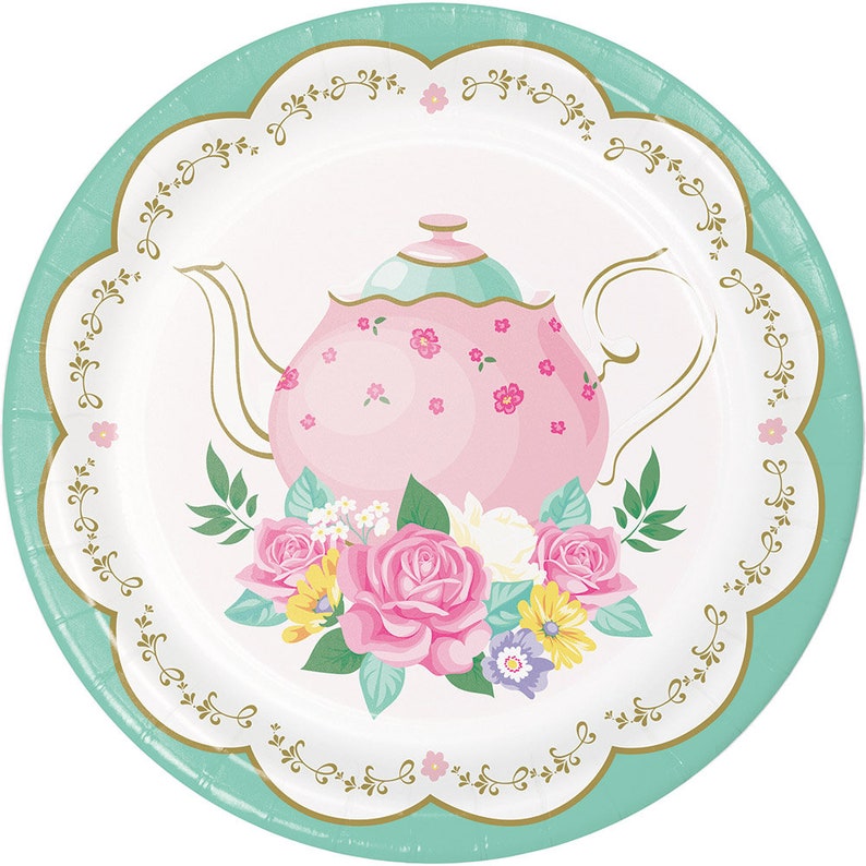 Tea Party Small Plates / Fancy Tea Party Plates / Vintage - Etsy
