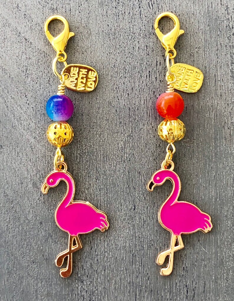 flamingo TN tails flamingo planner charms