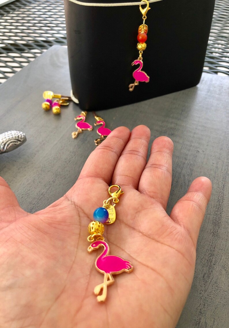 flamingo TN tails flamingo planner charms