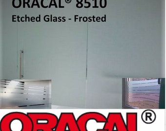 24 by Feet ORACAL® 8510 Silver Fine Etched Glass Frosted Vinyl decorative