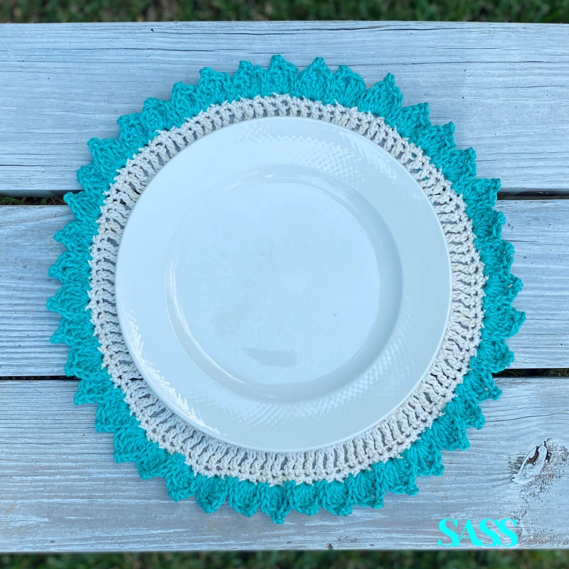 CROCHET PATTERN Sunflower Placemat Pattern DIY Placemat Etsy