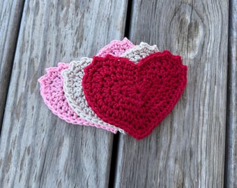 Haakpatroon SASSy Sweetheart-onderzetter | Hartenonderzetter pdf | Valentijnshaakpatroon | Premium-pdf