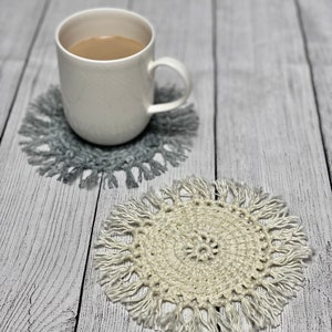 Summertide Coaster Crochet Pattern Coaster Pattern Easy pattern Digital Download DIY Coaster image 5