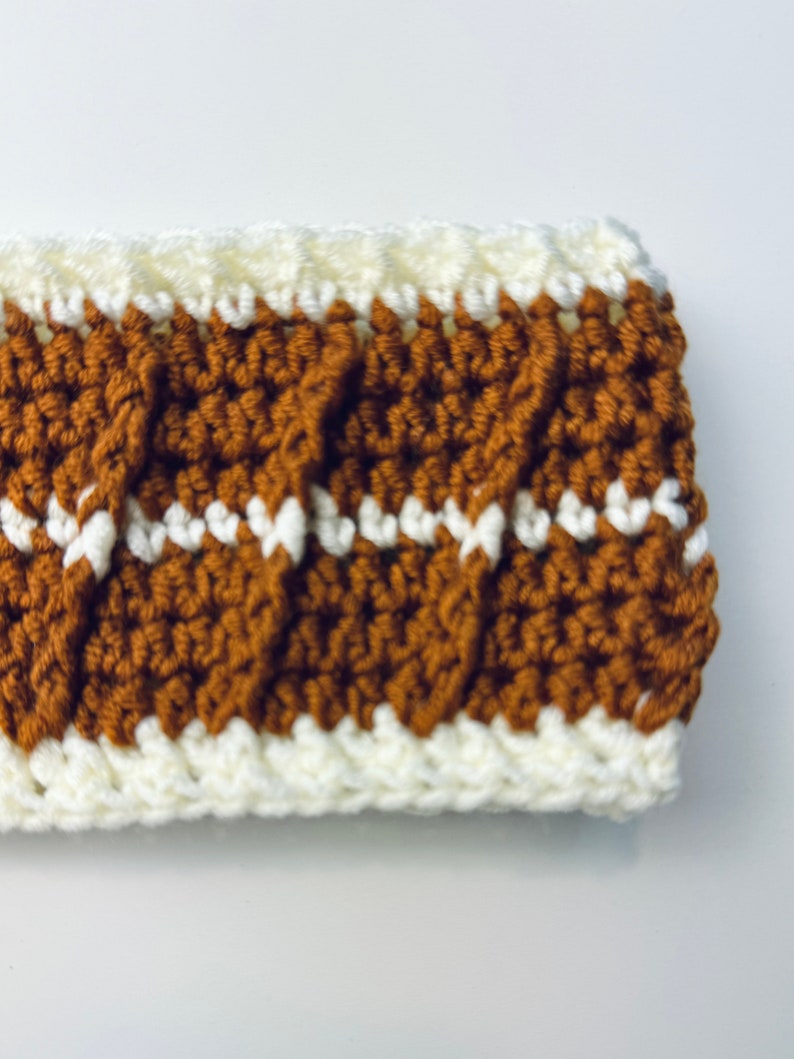 SASSy Swirls Ear Warmer Crochet Pattern Quick Crochet Easy Crochet Pattern Ear Warmer Crochet Cozy Crochet image 4