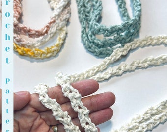 Simple Strappy Headband ~ Crochet Pattern ~ Beginner Pattern ~ DIY Headband ~ Crochet Headband