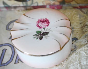 Pretty rose trinket dish