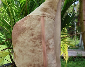 Handmade Belt Bag | Linen Fanny Pack | Naturally Dyed Crossbody Bag