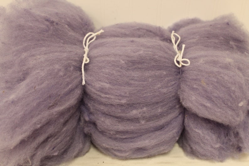 Logwood Purple Corriedale Wool Batt Bundle: Felting Fiber Arts (4oz) - Etsy