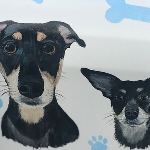 Custom Dog Painted Mailbox, Pet Paintings On Mailboxes, Pet Art For Outside, Pet Lovers Painted Gift, Original Art Of Your Fur Babies image 2