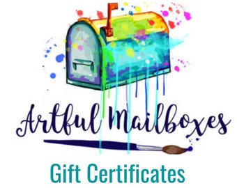 Custom Hand Painted Mailbox, Unique Personalized Gift
