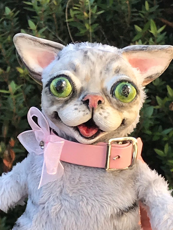 cat art doll