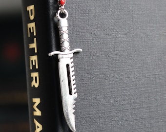 Metal Dagger Crime Horror Inspired Bookmark