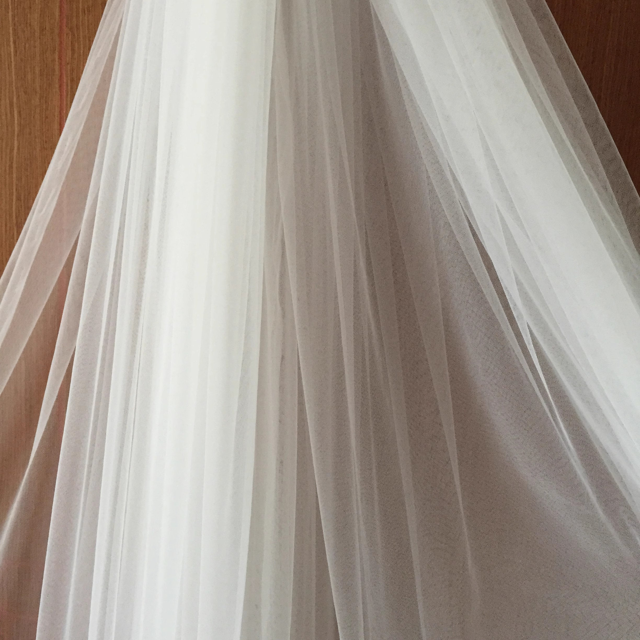 3 Meters Width Soft Illusion Tulle For Bridal Veil and Wedding Dress