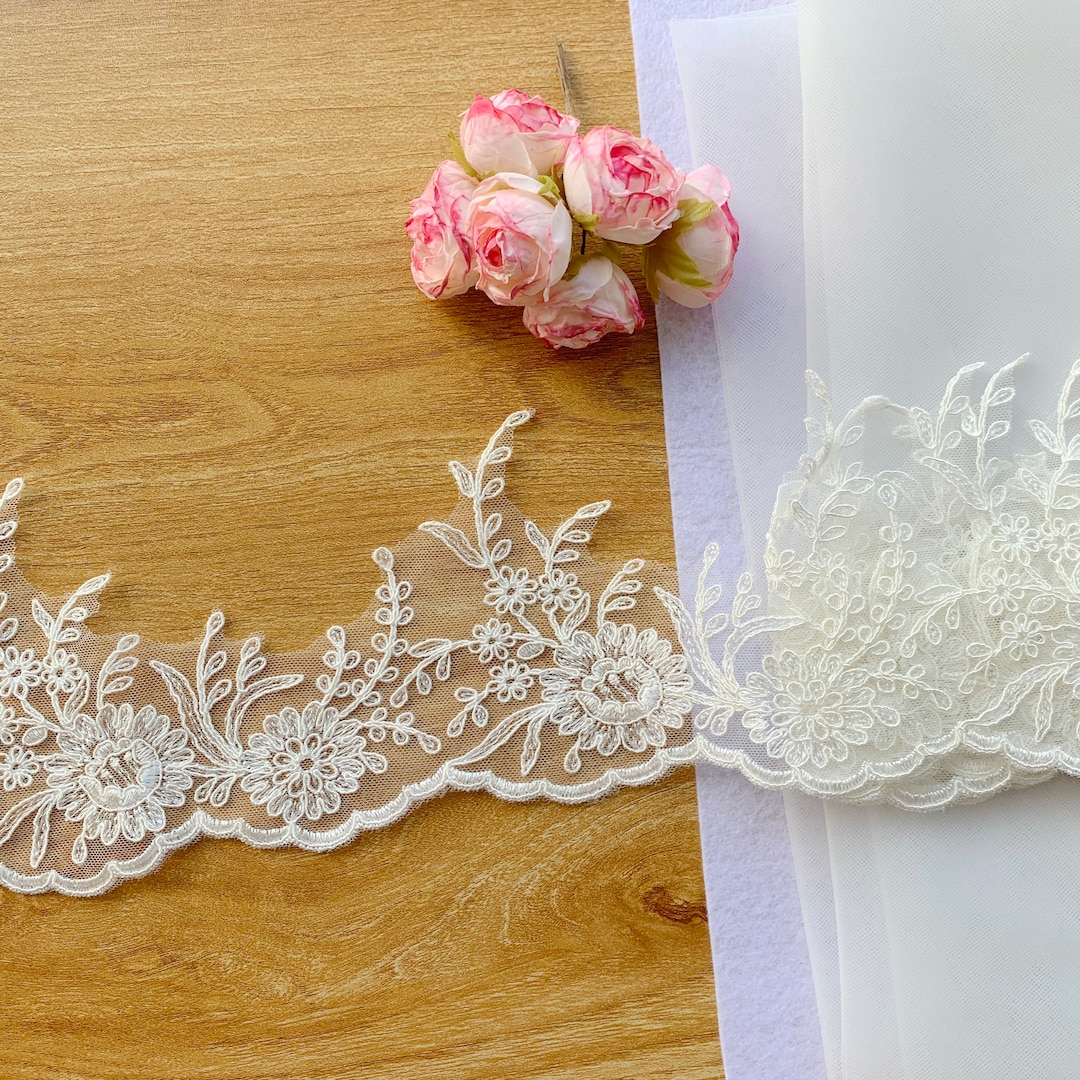 Ivory Bridal Lace Trim Corey