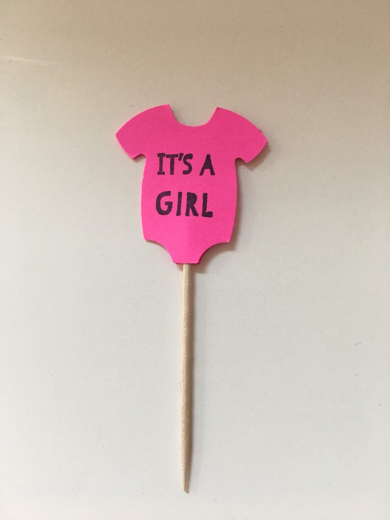 Baby Shower Cupcake Toppers / Its a Boy / Its a Girl Etsy UK