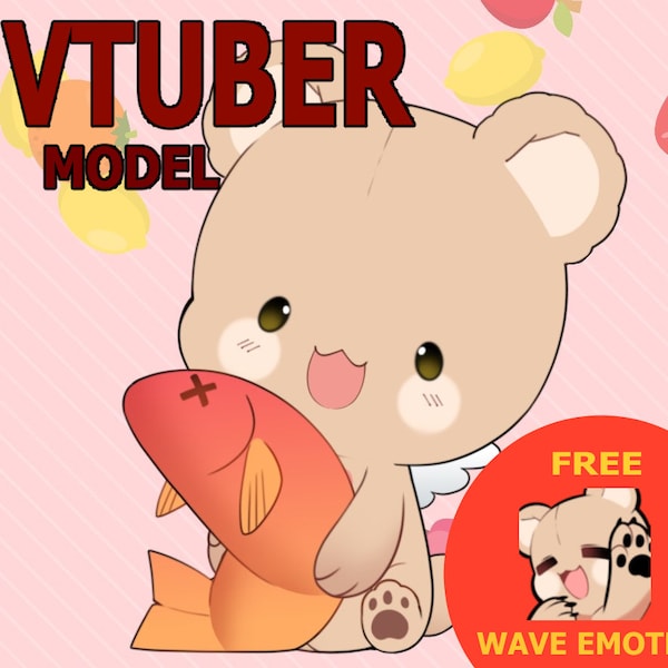 cute bear model +FREE emote