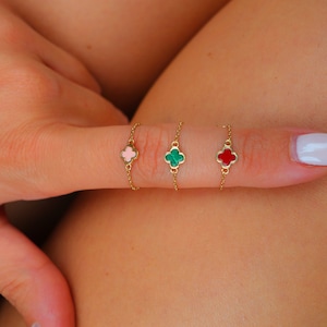 Chain ring 18k gold - gift friend mom woman sister