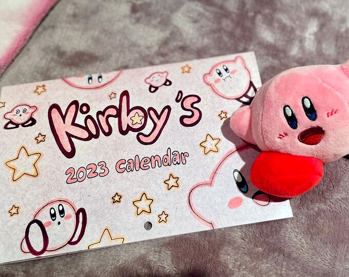 Kirby Calendar Etsy
