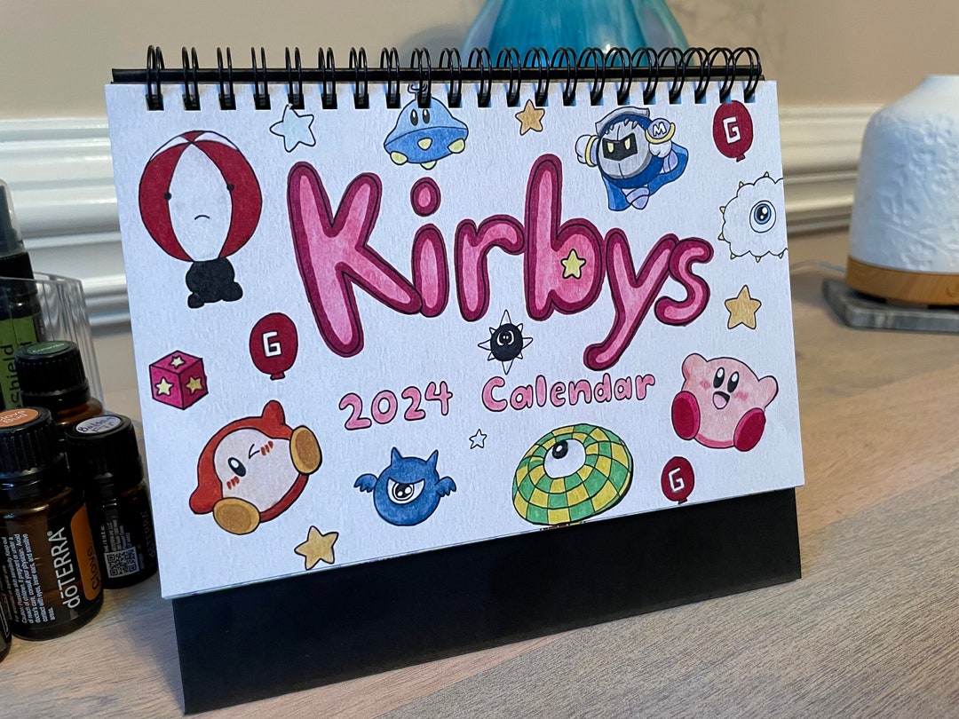 Kirby Calendar Etsy