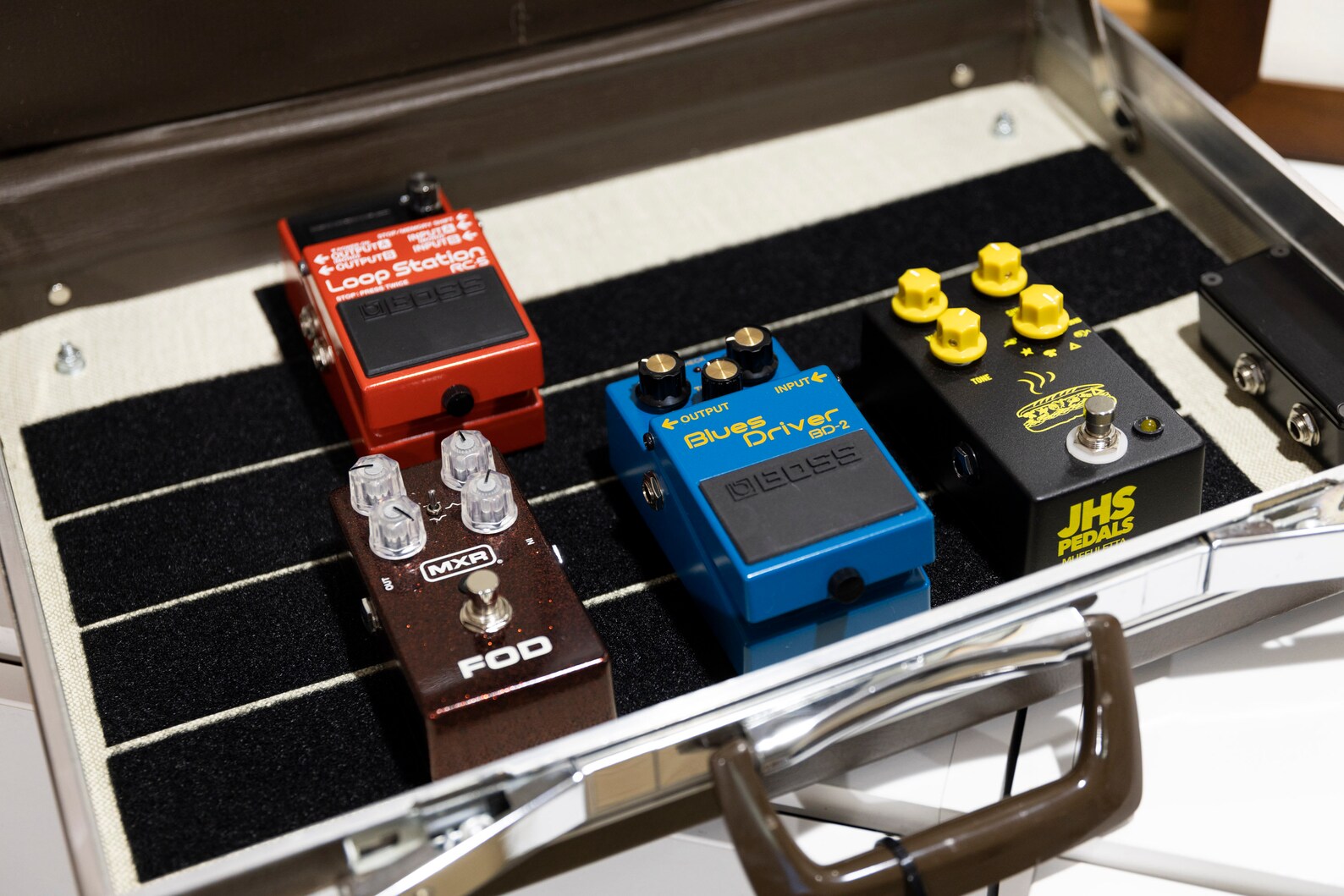 Vintage Hard Briefcase Pedalboard Brown Etsy