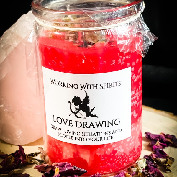 Love Drawing 50 Hour Fixed Hoodoo Candle - To Draw Love To You