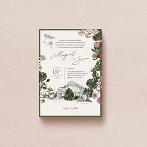 Elegant Wedding Invitation - Unique Custom Design for Your Special Day image 14