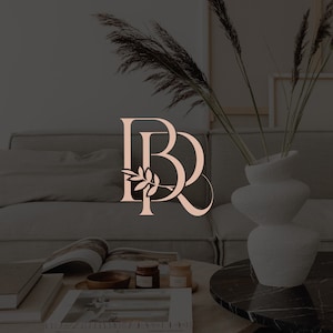 Logotipo monograma, logotipo pré-fabricado, logotipo fotográfico, logotipo planejador de eventos, logotipo boutique, logotipo de design de interiores, logotipo imobiliário