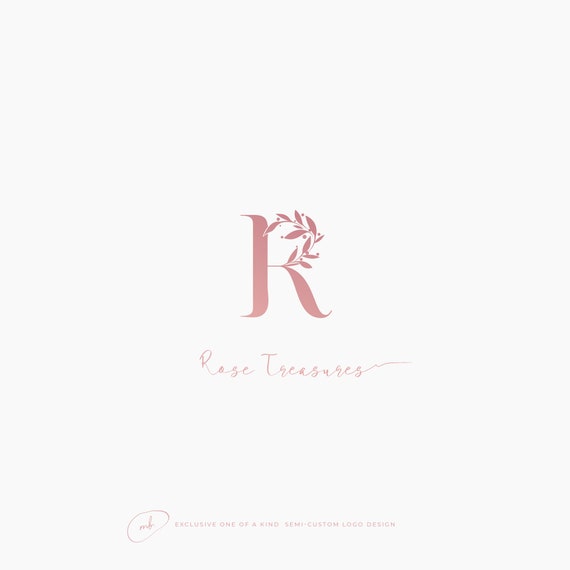 R Letter Monogram Logo EXCLUSIVE Premade Logo Design - Etsy