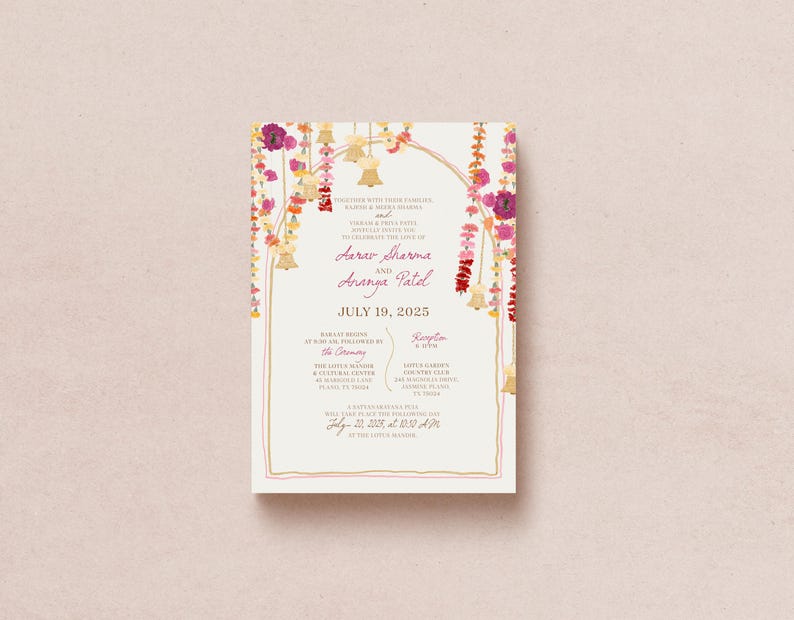 Elegant Wedding Invitation - Unique Custom Design for Your Special Day image 15