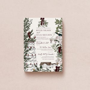 Elegant Wedding Invitation - Unique Custom Design for Your Special Day image 13