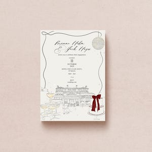 Elegant Wedding Invitation - Unique Custom Design for Your Special Day image 16