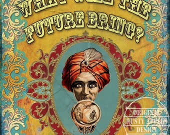 fortune teller sign etsy