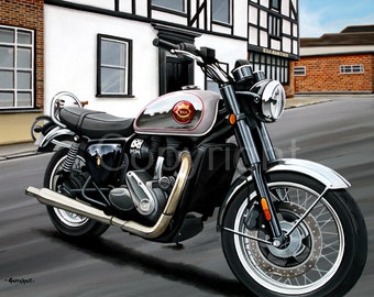 BSA Gold Star  650cc Motorbike Metal Wall Art 3 Sizes To Choose From
