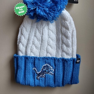 Detroit Lions Beanie Rhinestones - Etsy display picture 3