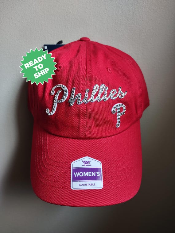Philadelphia Phillies Retro WOMENS Swarovski Bling New Era Adjustable Hat Cap PHILADELPHIA PHILLIES (ROYAL) (1996 ALLSTARGAME) NEW ERA  main image 4