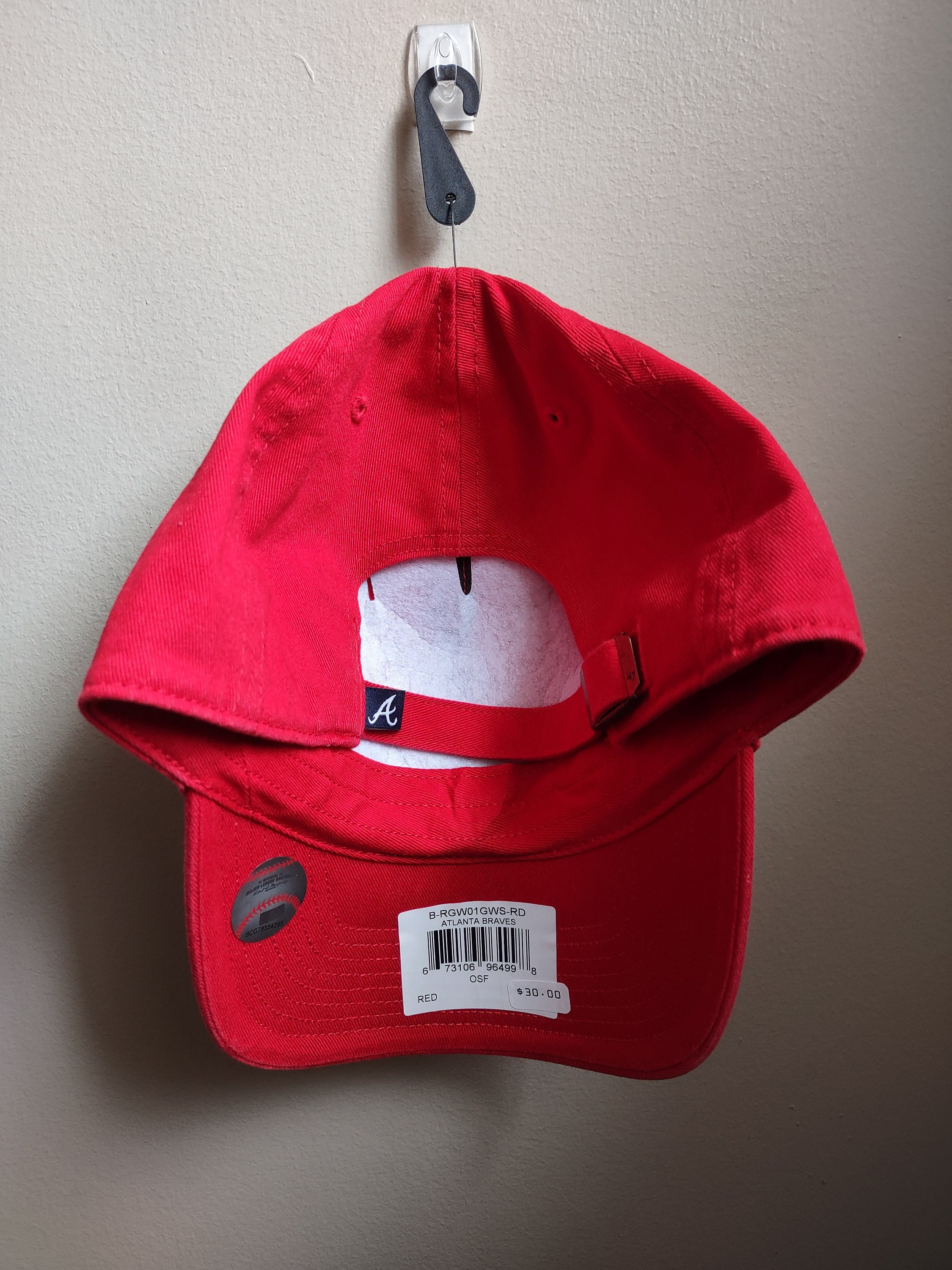 NWT Beautiful Candy Did It! Really Red Crystal Logo Adjustable Bling Ball Cap Top Headwear Women main image 3