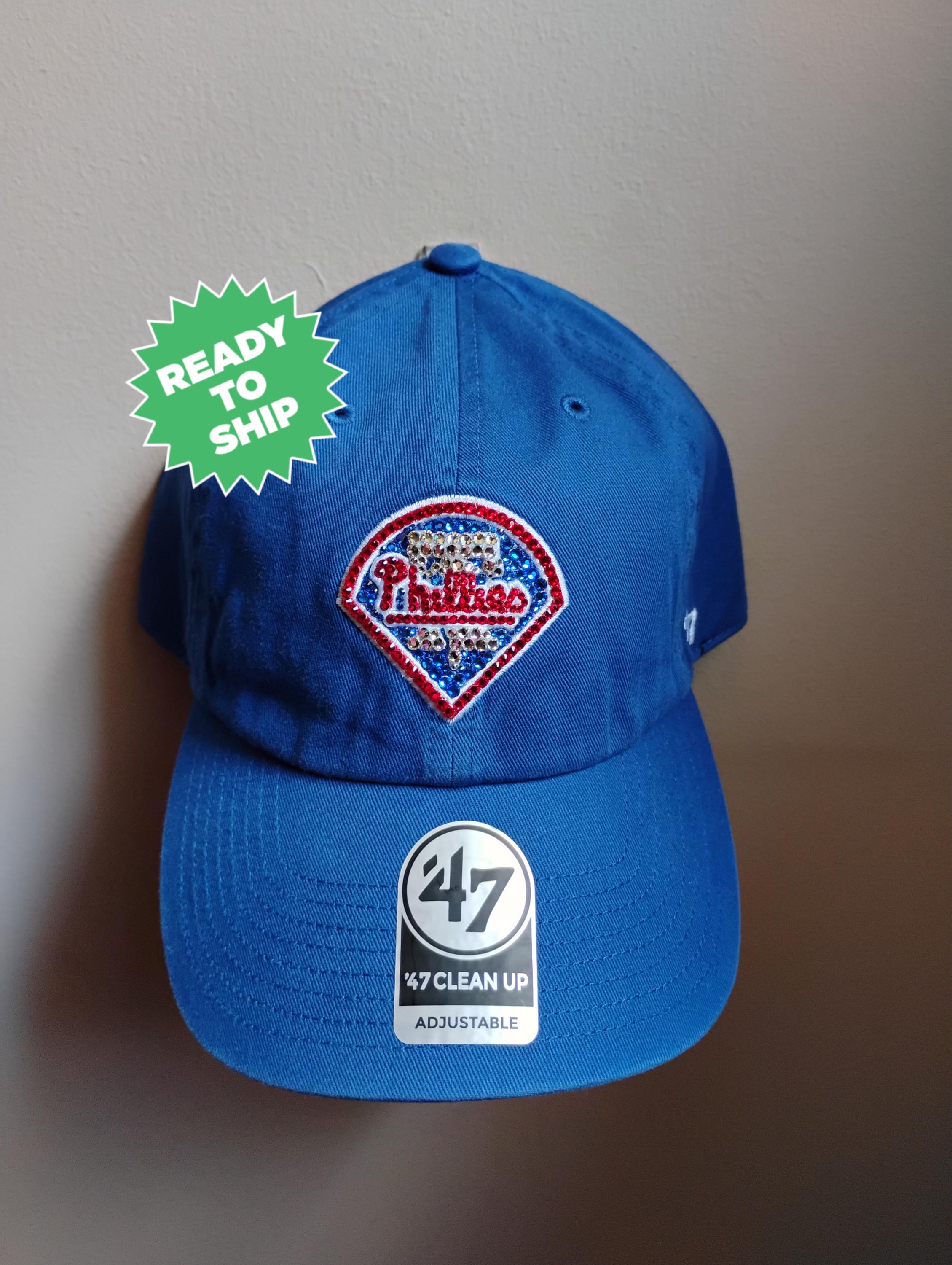 NWT Handmade Candy Did It! Philadelphia Phillies Batter Up Bling Trucker Cap Phillies Hats - Etsy main image 3