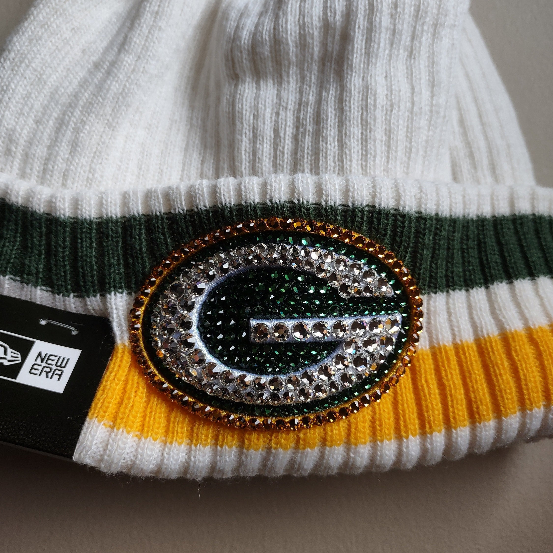 Bling Green Bay Packers Womens NFL Beanie Hat GREEN BAY PACKERS WOMEN main image 4
