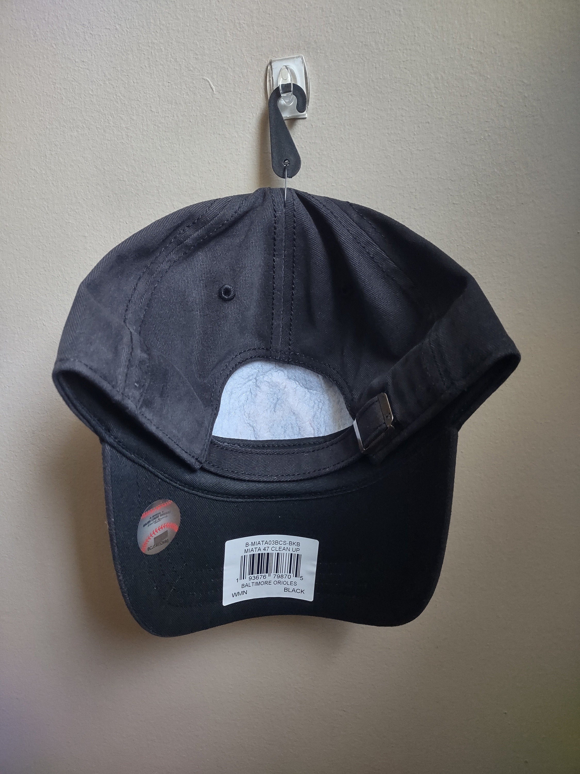 Bling Crystal Baltimore Orioles Black Adjustable Hat | MLB 