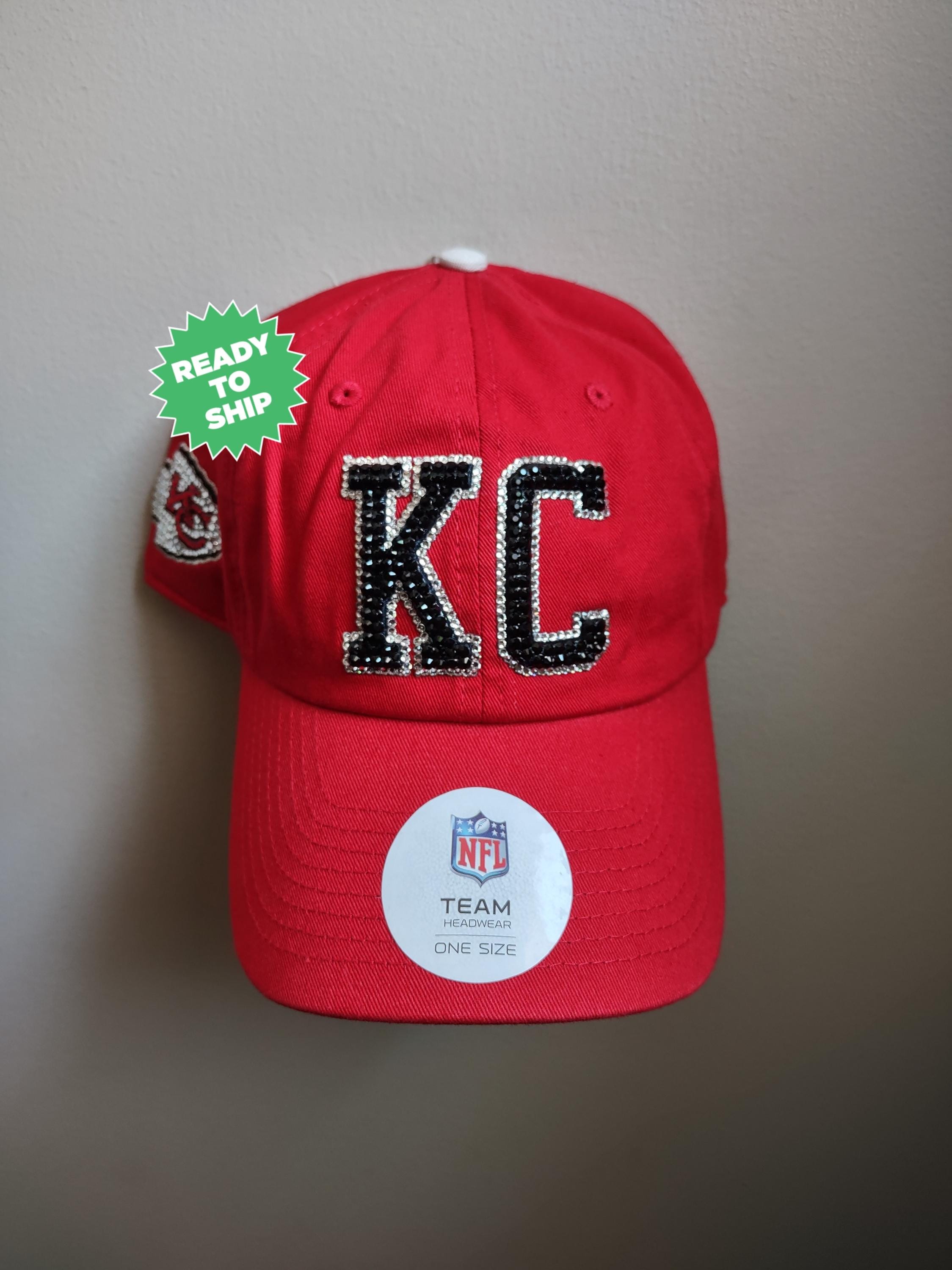 Swarovski Crystal Kansas City Chiefs Hat - Etsy display picture 1
