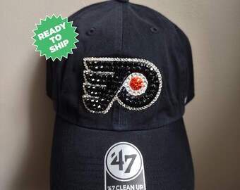 Bling Crystal Detroit Red Wings White Adjustable Hat | NHL  display picture 3
