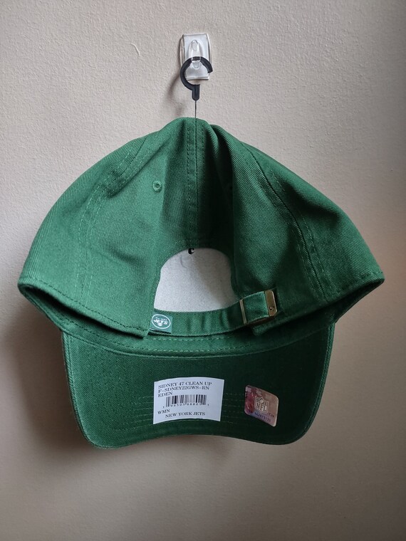 Bling Crystal New York Jets Script Green Adjustable Hat  display picture 2