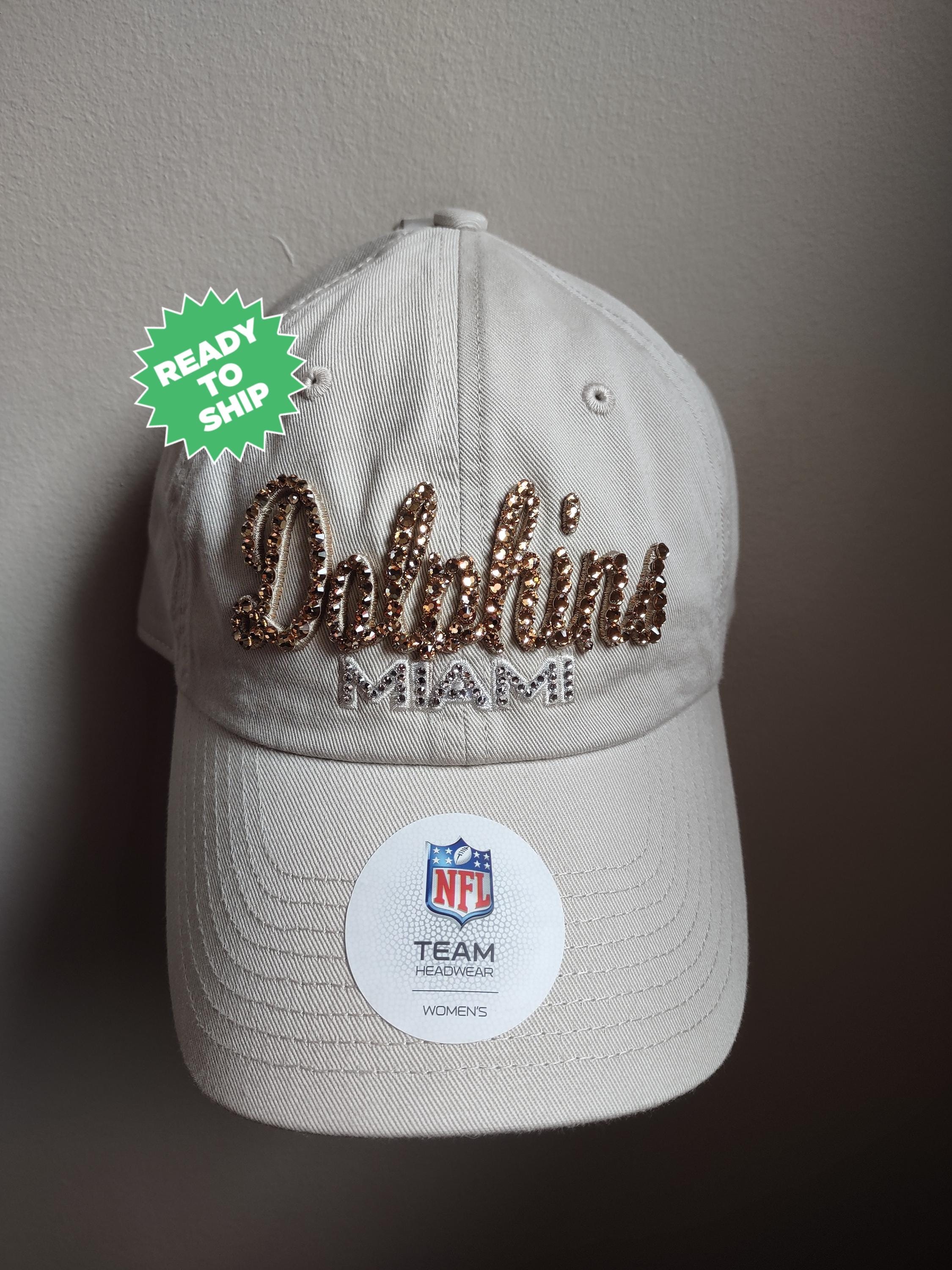 Miami Dolphins Rhinestone Hat - Etsy